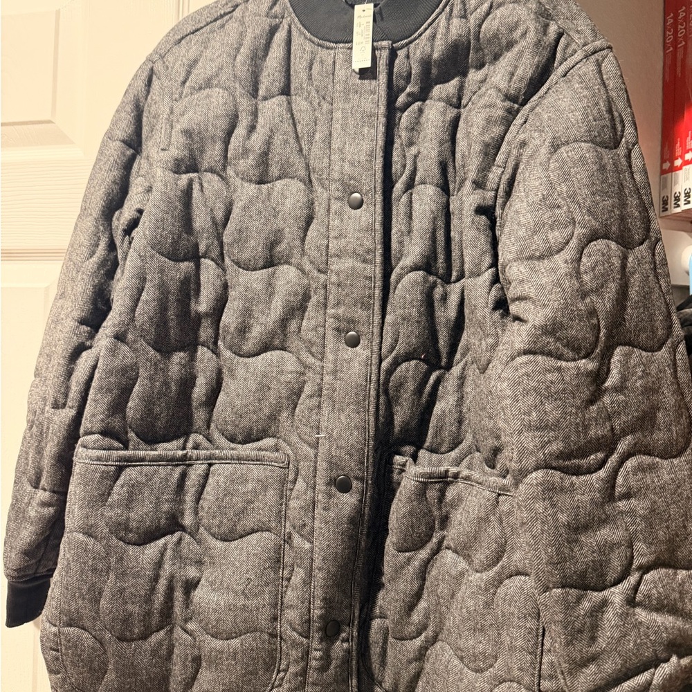 Madewell Gray Quilted Women's Jacket